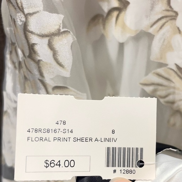 Imperfect NWT Ryu skirt mesh overlay pleated cocktail skirt small medium? white - Picture 11 of 16